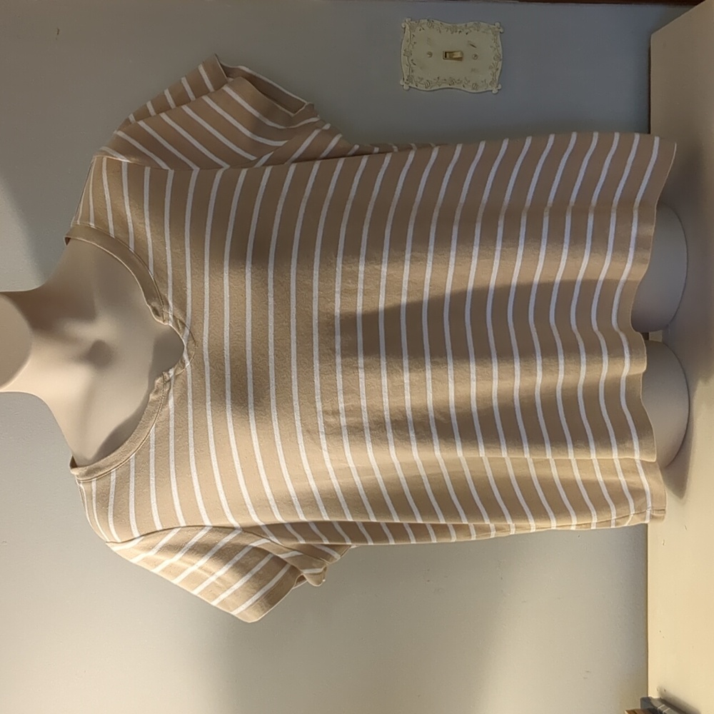 Striped Short Sleeve Tee Shirt